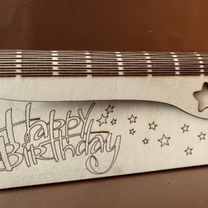 Geldgeschenk-Holzumschlag